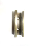 10mm Square Wall Bracket - Brushed Gold