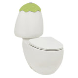 Johnson Suisse Egg Junior Back To Wall Suite with Soft Close Seat - Various Colours Cistern Lid