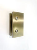 10mm Square Wall Bracket - Brushed Gold