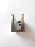 10mm Square Wall Bracket - Brushed Nickel