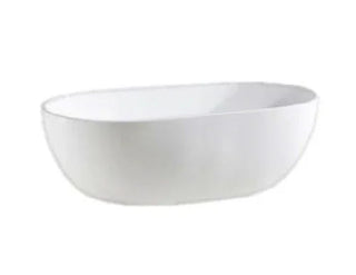 Oval Freestanding Bath 1000 / 1300 / 1400 / 1530 / 1600 / 1700 mm - Gloss White