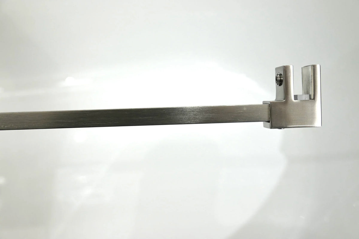 Brushed Nickel SS21 Shower Screen Stabiliser Support Bar 800-1080mm