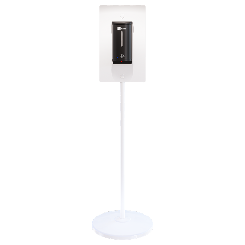 Hygiene Station Kit in White and Designer Black - ML_HYGSTATION_WHT_BLK