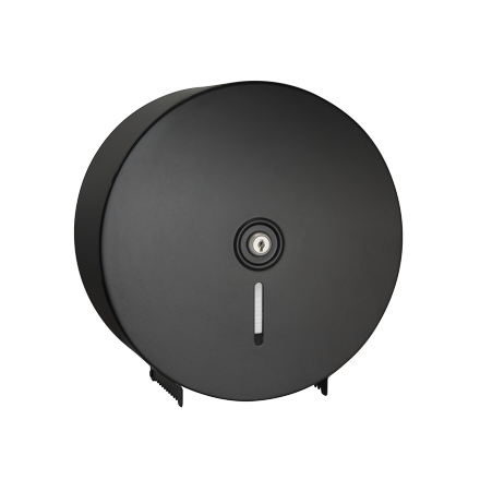 TOILET PAPER DISPENSER, SINGLE JUMBO – SURFACE MOUNTED, MATTE BLACK (10-0042-41)