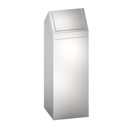 WASTE BIN WITH DUAL SWING TOP 54L – FREE STANDING (10-0834-T)