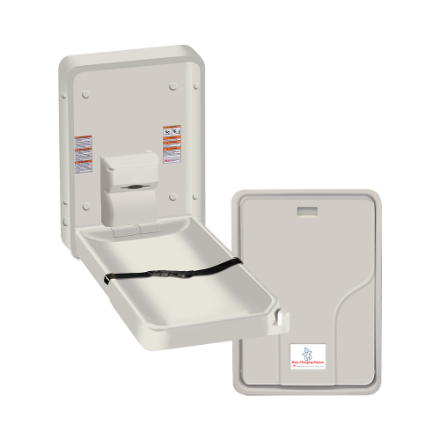 BABY CHANGING STATION, VERTICAL PLASTIC – SURFACE MOUNTED (10-9015)