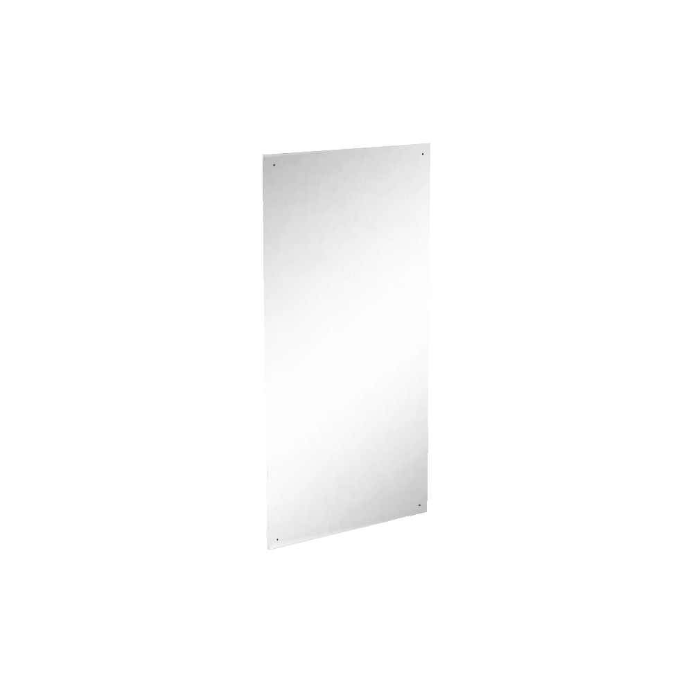 950mmH x 500mmW Polished Stainless Steel Mirror - ML777