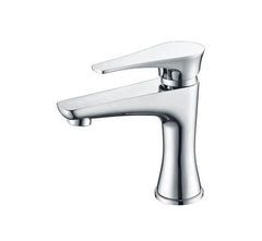 BM35 Bench Mount Round Basin Mixer - Chrome