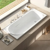 Insert Bath 1500/1675/1800mm Acrylic White (Tile Flange)