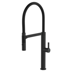 Fienza Sansa Matte Black Pull Down Sink Mixer (229109BUB) - Floor Display Clearance
