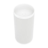 Corallo Fluted Matte White Solid Surface Freestanding Basin 450x450mm - Various Colours