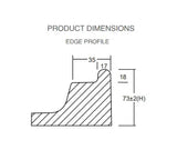 Marbletrend Flinders Polymarble Shower Base (Australian Made) - Various Sizes