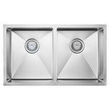Double Bowls Sink Undermount/Top mount/Flush mount 760x450mm - Various Colours