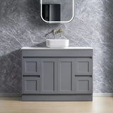 BV52 (460mm Depth) Matt Grey Shaker Freestanding Vanity - 600 / 750 / 900 / 1200 / 1500 / 1800mm