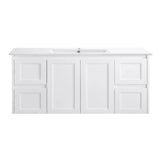 BV55WH (460mm Depth) Matte White Shaker Wall Hung Vanity - 600 / 750 / 900 / 1200 / 1500 / 1800mm