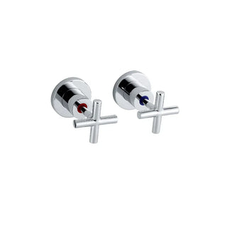 Cross Handle Shower/Bath Wall Top Assembly - Various Colours