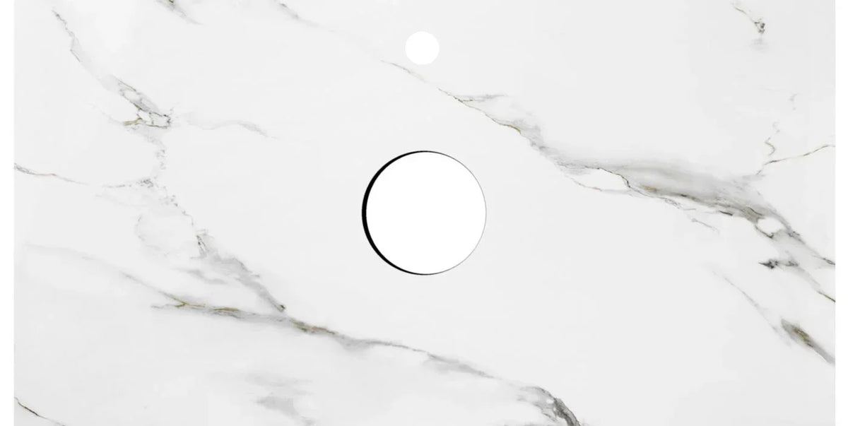 MBS Kara Sintered Porcelain Flat Vanity Top - Various Sizes