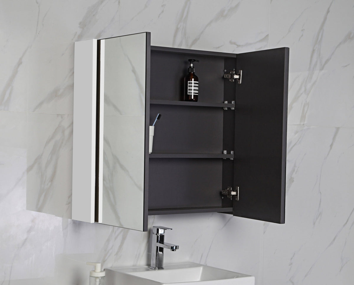 Bella Mirror Cabinet Bevel Edge (Three Doors) - 1200x700x150mm (Stock Clearance)