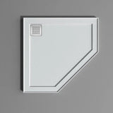 Neo Angled Low Profile Polymarble Shower Base - Various Sizes