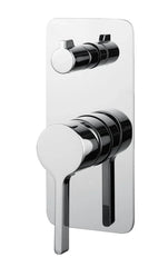 SMD19 Solid Pin Handle Shower / Bath Mixer with Diverter - Various Colours
