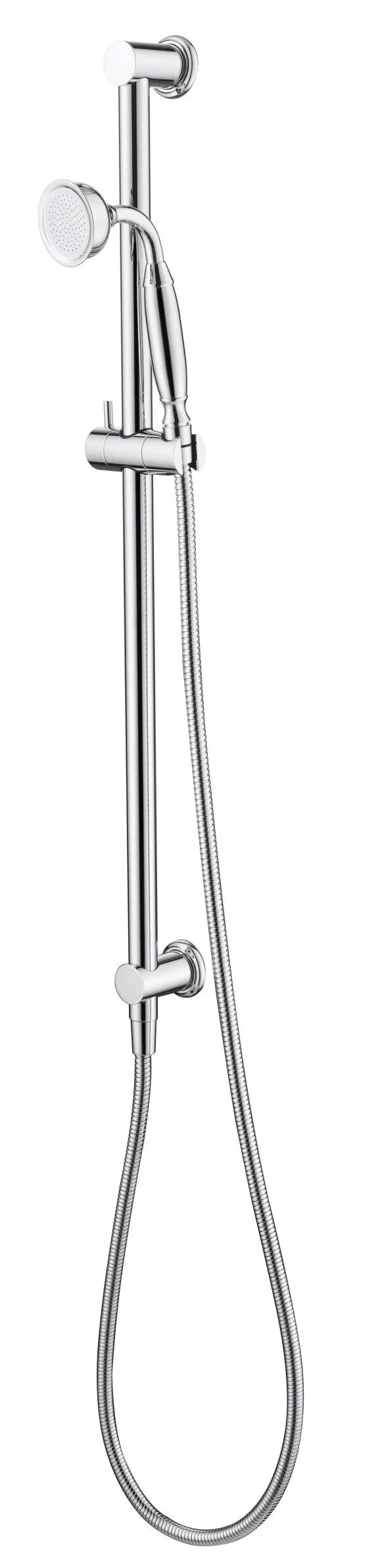 Heritage Rail Shower with Solid Brass Hand Shower - Various Colours