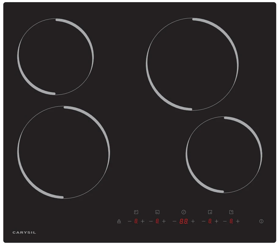 Carysil Built-In Ceramic Hob Cooktop 60CM