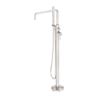 Round Freestanding Bath Mixer/Filler with Hand Shower Set - Various Colours