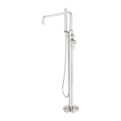 Round Freestanding Bath Mixer/Filler with Hand Shower Set - Various Colours