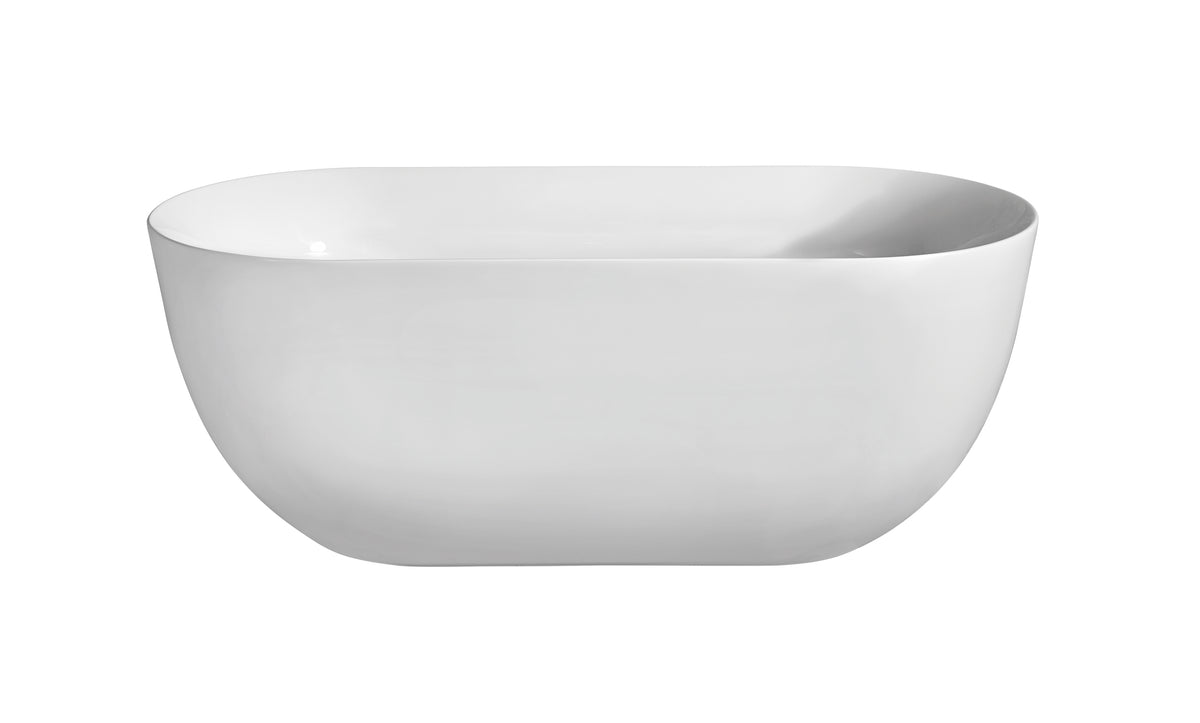 Bondi Oval Freestanding Bath 1600 / 1800 mm - Gloss White