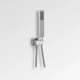 Slim Square Hand Shower On Holder - Various Colours