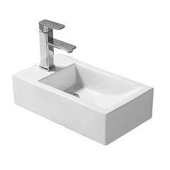 Xenon Gloss White Wall Hung Ceramic Basin 400x200mm
