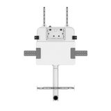 BM R&T In Wall Package - Milan Rimless Floor Pan, Inwall Cistern and Button