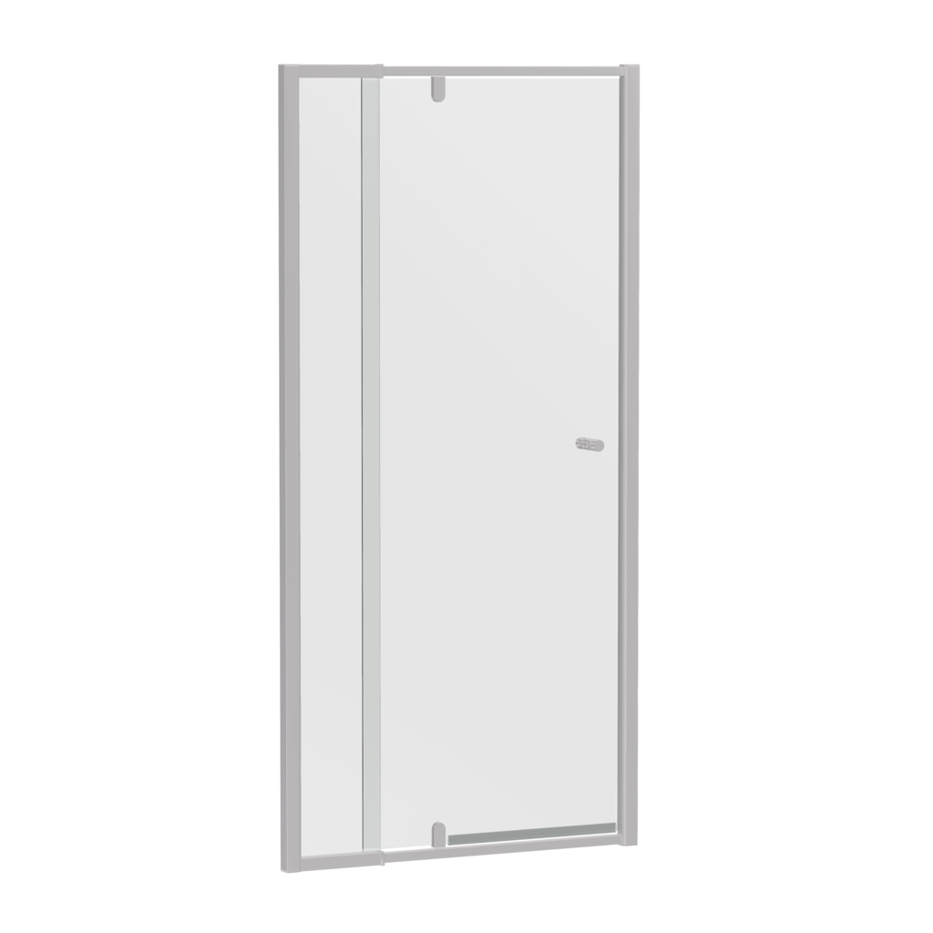 Chrome 6mm Full Framed Adjustable Pivot Shower Screen – Wall to Wall, 740–1460mm, 1950mm High, Special Order