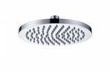 Round Overhead Shower Head 200mm - Various Colours