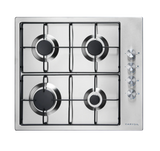 Carysil Built-In Stainless Steel 4 Burner Gas Hob - Various Colours