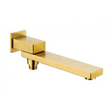 Square Bath Wall Swviel Spout with Built-in Diverter - Various Colours