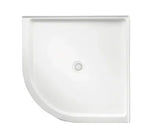 Marbletrend Flinders Curved Polymarble Shower Base (Australian Made) - Various Sizes