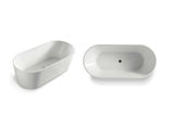 Oval Freestanding Bath 1370 / 1520 / 1700 mm - Gloss White