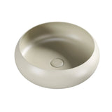 Dune Round Above Counter Ceramic Basin 400x400mm - Various Colours