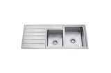 Double Bowls Sink with Drainer Topmount - 1200x500mm - Left Hand / Right Hand