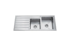Double Bowls Sink with Drainer Topmount - 1200x500mm - Left Hand / Right Hand