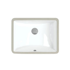 Zenith Rectangular Undermount Ceramic Basin 460 x 335mm