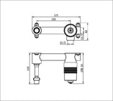 Project Universal Body for Basin / Bath Mixer Set (Mixer Body Only)
