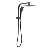 Square Compact Dual Shower Rail - Various Colours