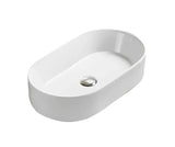 Solis Above Counter Ceramic Basin 525x300mm - Various Colours