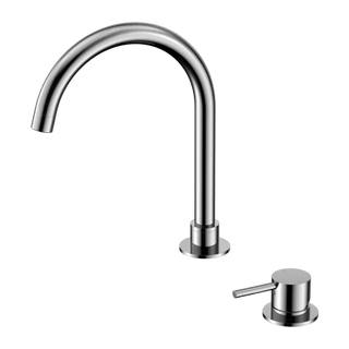 BM29 Mecca Hob Mounted Basin / Bath / Kitchen / Laundry Mixer Curved Swivel Spout - Various Colours