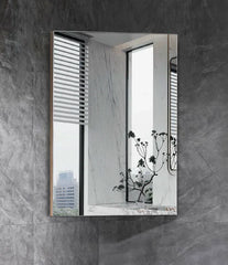 Corner Mirror Cabinet Pencil Edge 400x400mm - Various Colours