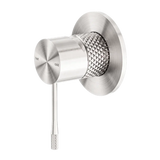 SM36 Opal Cross Hatched Shower / Bath Mixer (80mm Backplate) - Various Colours