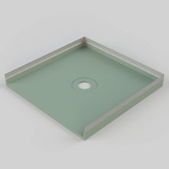 900x900mm Centre Waste Outlet Tile Over Shower Tray - Floor Display Clearance