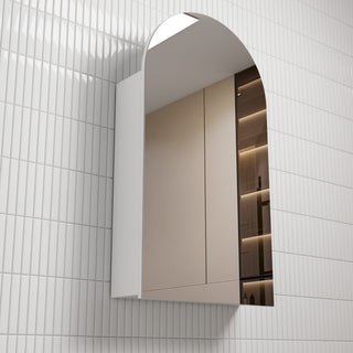 Arch Shaped Mirror Cabinet Bevel Edge - 500x900mm (Stock Clearance)